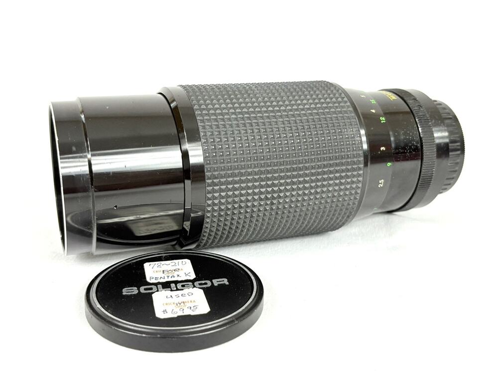 Soligor Macro Focusing Zoom 78-210mm 1:3.5 Zoom Lens Pentax K Mount